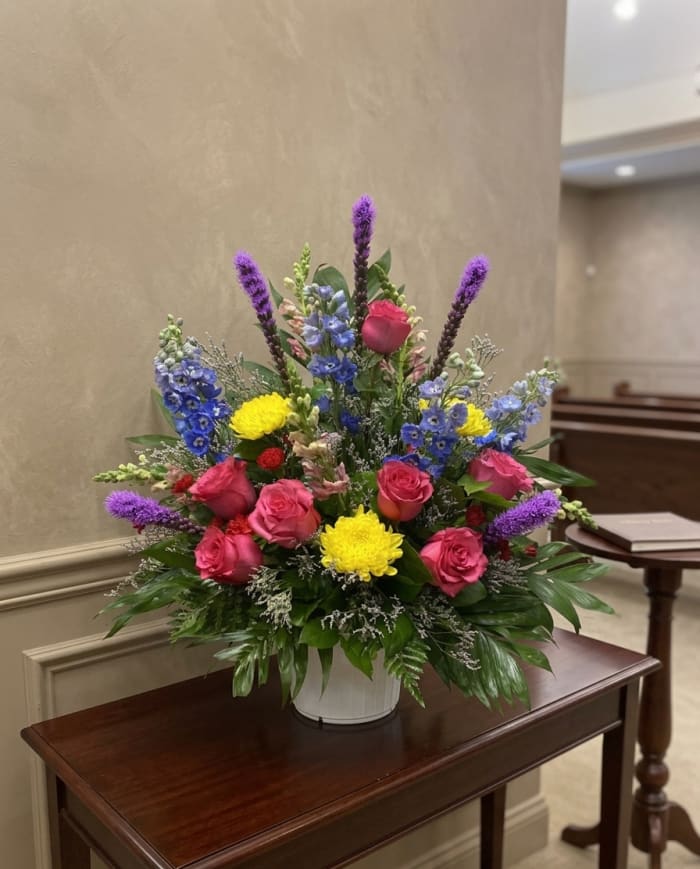 Colorful Condolences Traditional Tribute