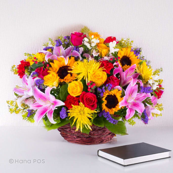 Multicolor Sympathy Basket