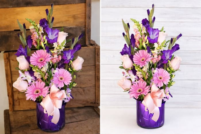 Sweet and Warm Remembrance Table Arrangement