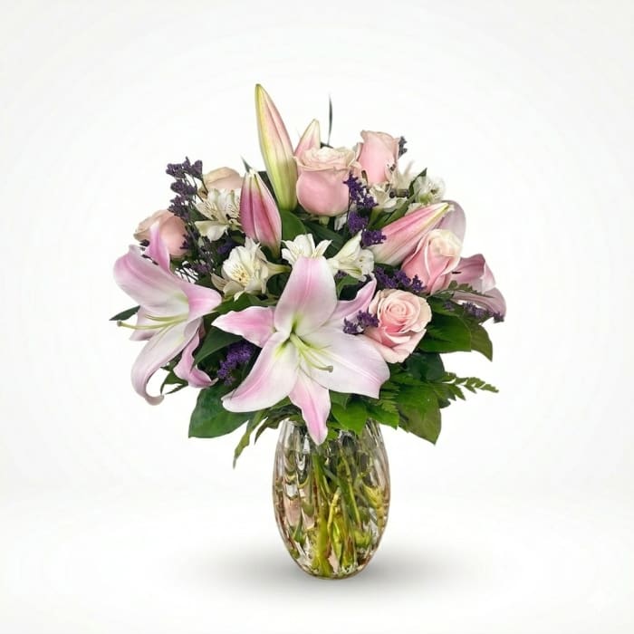 Lovely Lilies & Roses for Sympathy