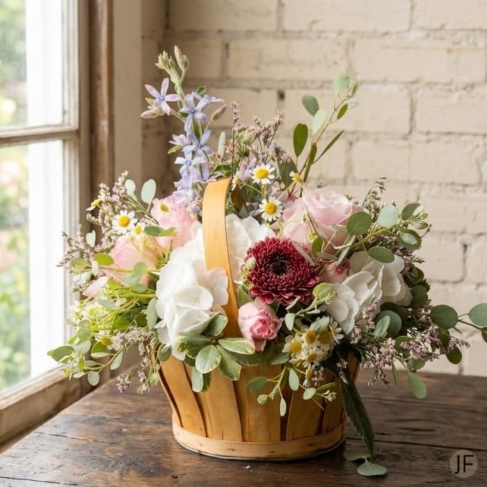 Country Cottage Basket