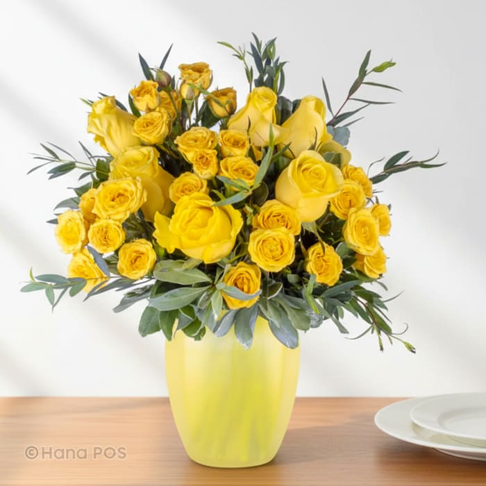 Yellow Rose Garden!