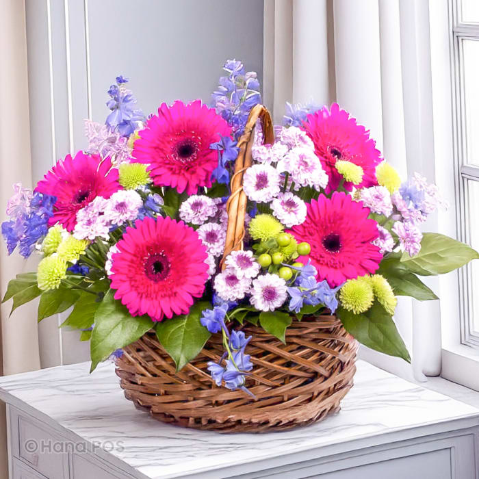 Fresh Floral Basket