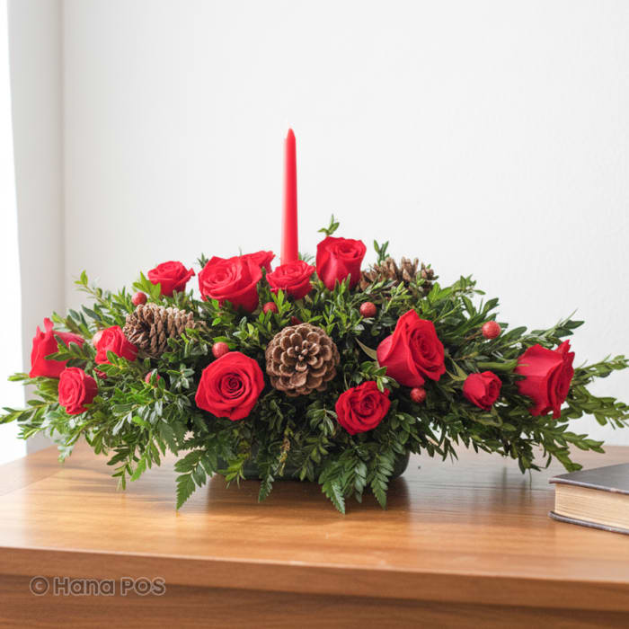 Royal Red Centerpiece