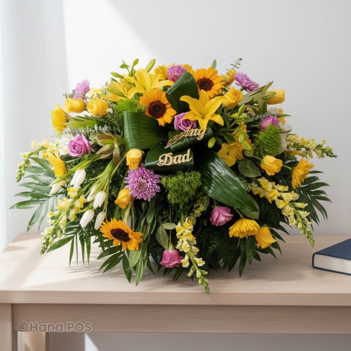 Treasured Memories Casket Spray