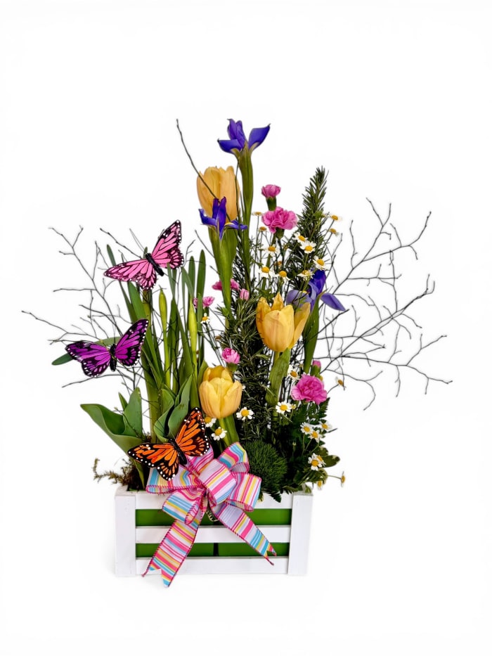 Butterfly Garden Crate