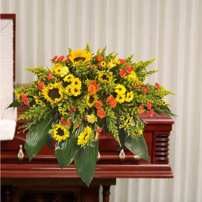 Masculine Casket Spray