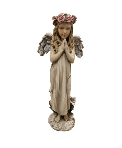 SYMPATHY KEEPSAKE - PRAYING YOUNG ANGEL