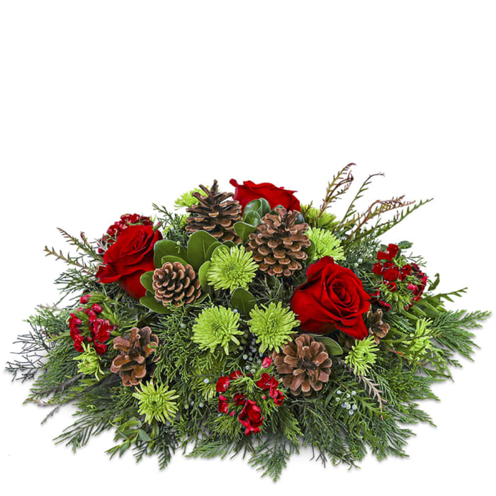 Rosy Alpine Centerpiece