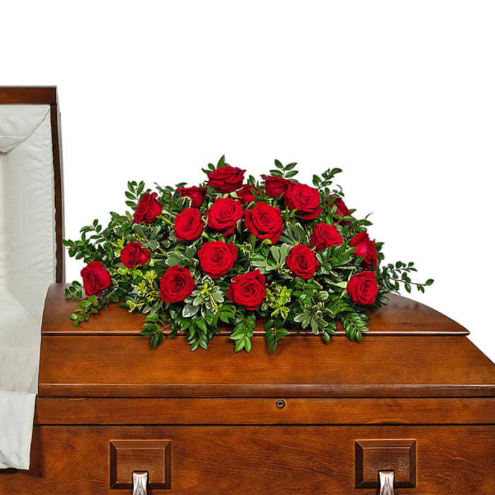 18 Rose Casket Spray