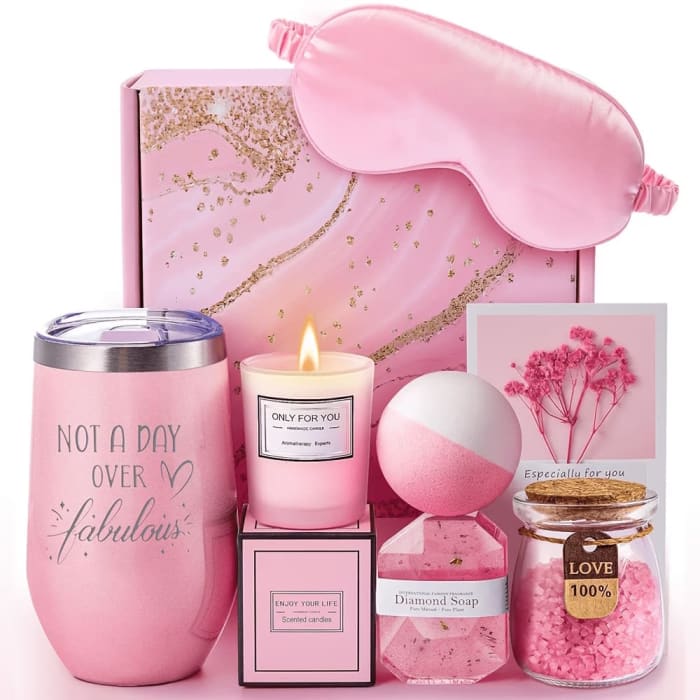 Pretty in Pink Spa Gift Box – Luxury Self-Care Gift Set