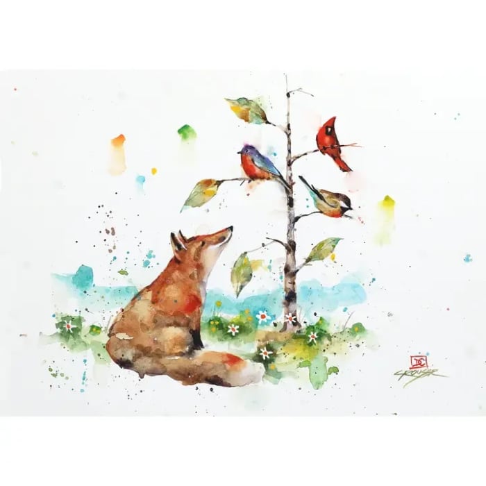 Fox & Bird Friends