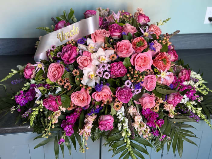 You're My Sunshine Sympathy Casket Spray