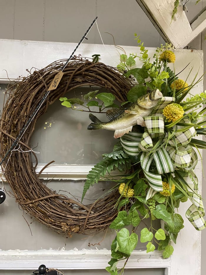 fish wreath