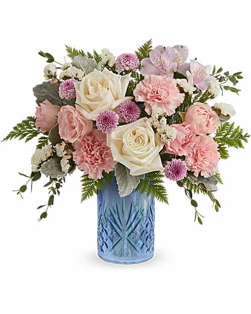Designer's Choice In Blue Belle Vase
