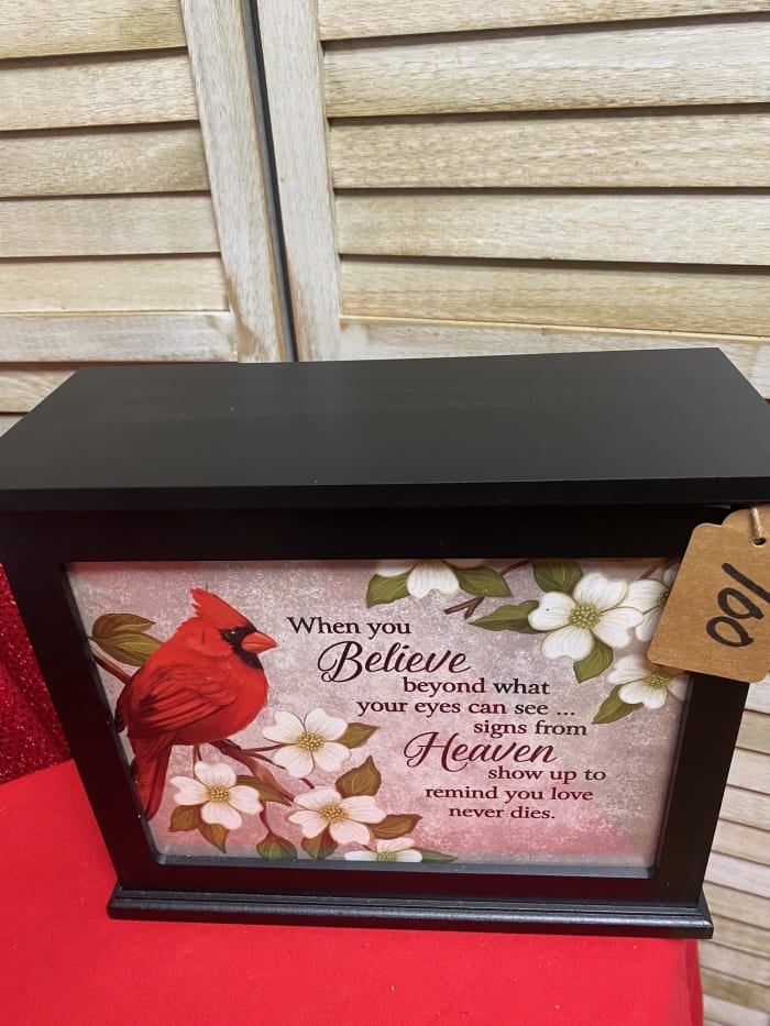 light up cardinal box