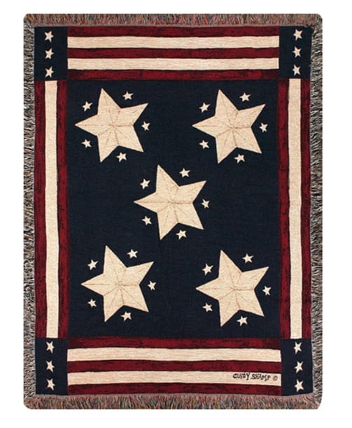 Long May it Wave Tapestry Throw