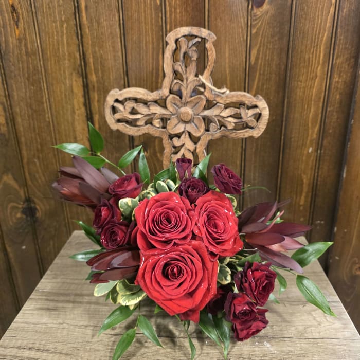 Carved With Love Cross
