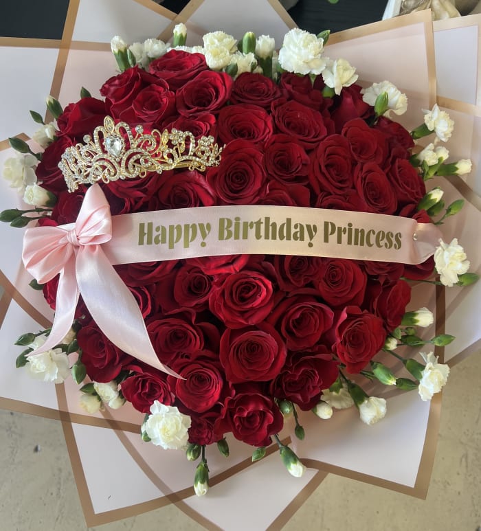 Birthday Princess Rose Bouquet