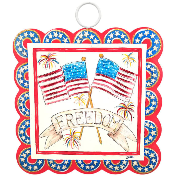 Mini Scallop Freedom Flag