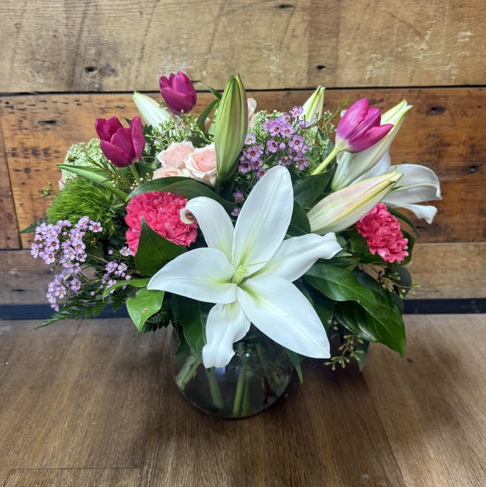 SALE! Designer's Choice Arrangement (Mother's Day Themed) (Was $64.99)