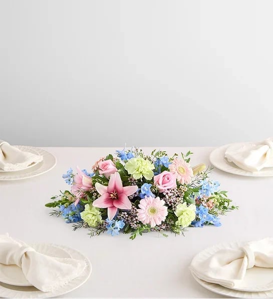 Watercolor Skies™ Delphinium Centerpiece