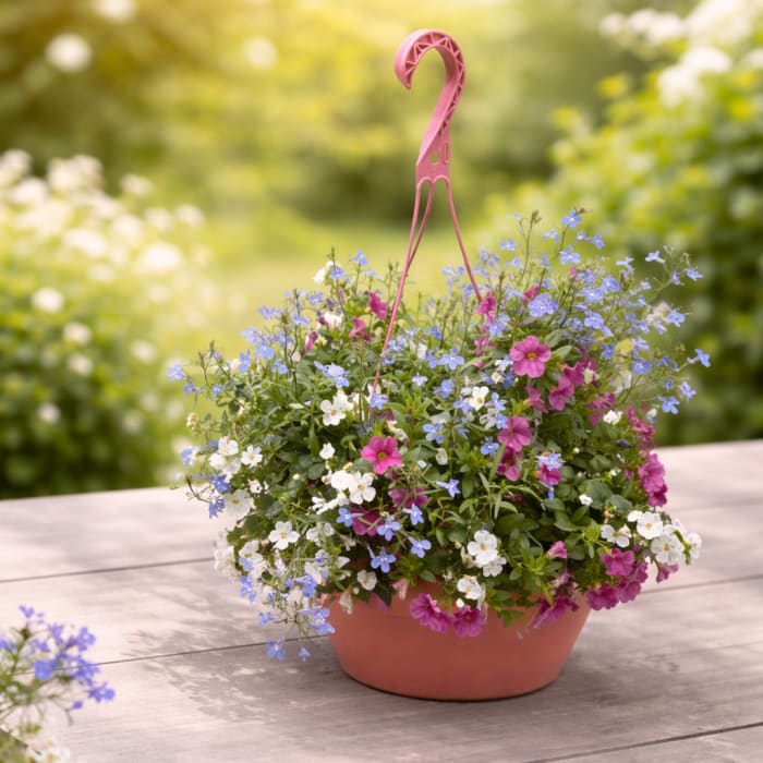 Mixed Flower Hanging Basket
