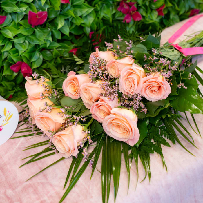 Wrapped Roses Bouquet - Presentation Style w/ Premium Filler