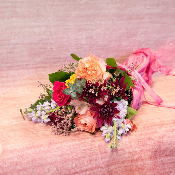 Fresh Assorted Hand Wrap Bouquet