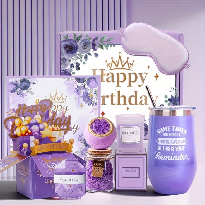 Lavender Luxe Birthday Bliss Gift Box