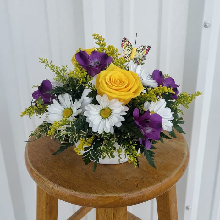 Butterfly Basket Arrangement