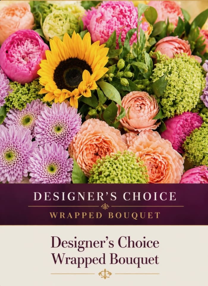Designer's Choice Wrapped Bouquet