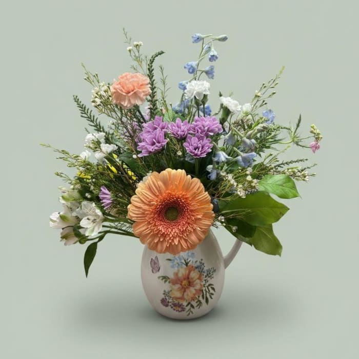 Floral Pitcher