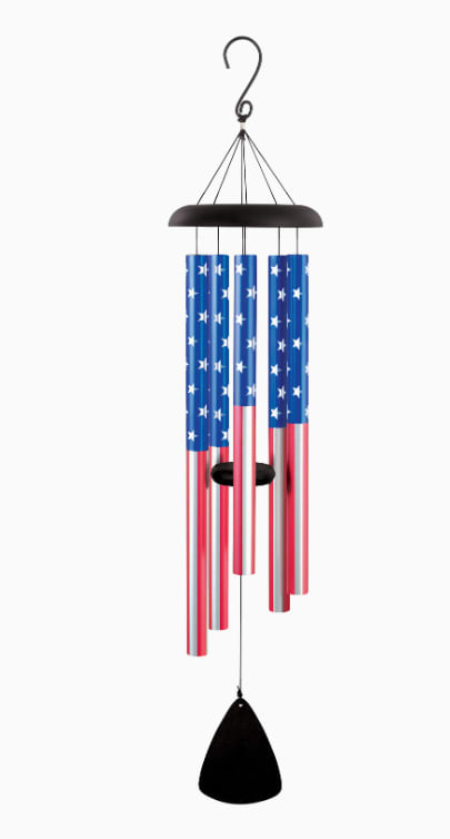 Carson 44" American Flag Chime