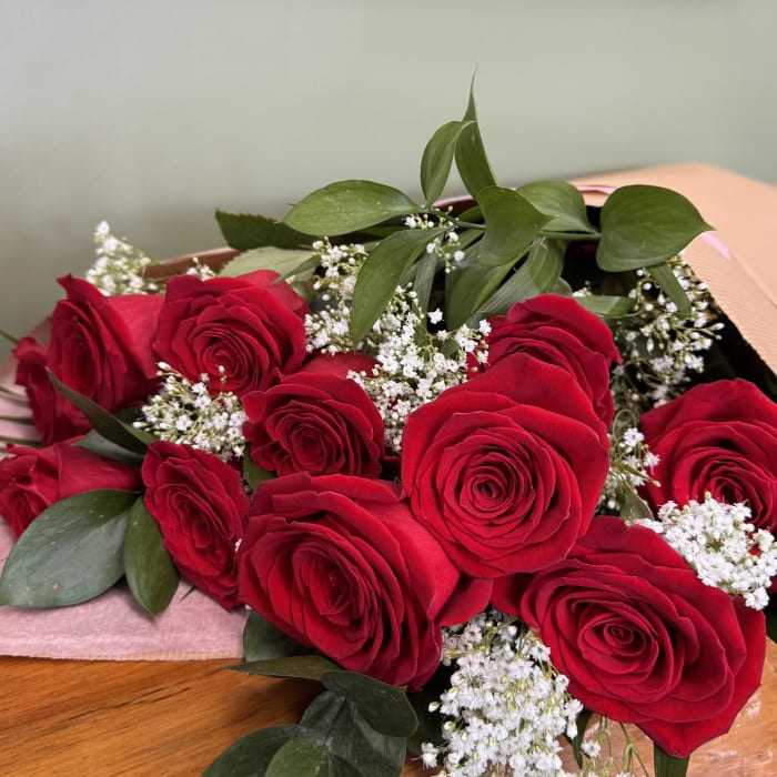 Red Roses WRAPPED
