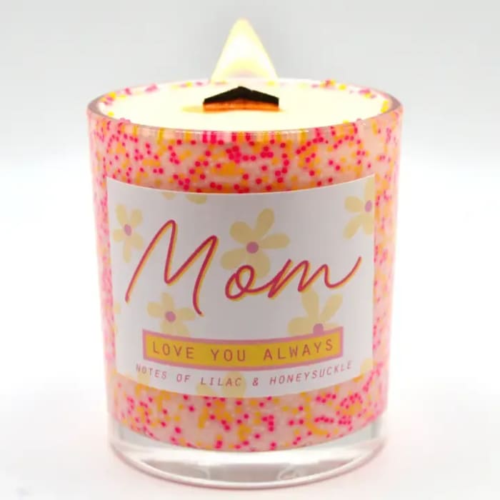 Mom Love You Always Candle