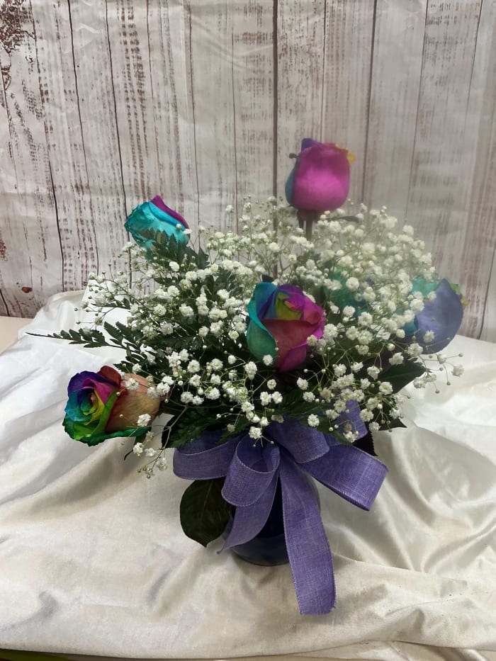 Rainbow Roses