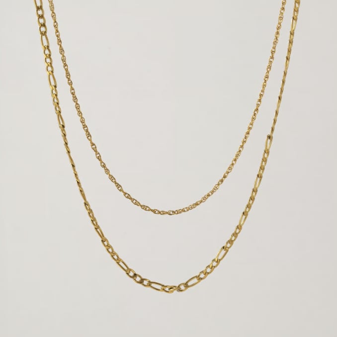 Bobbi Layered Necklace - Gold