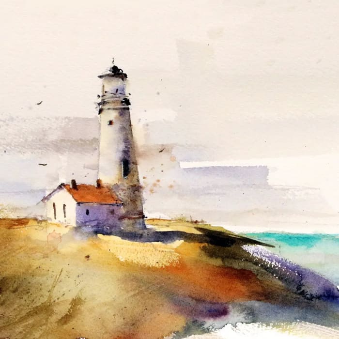 Summer Lighthouse Card