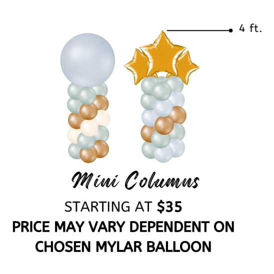 Mini Balloon Columns