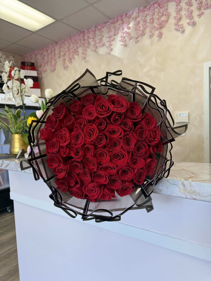 50 Red Rose Bouquet