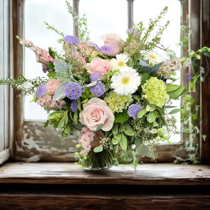 "Pastel Memories" Vase Bouquet