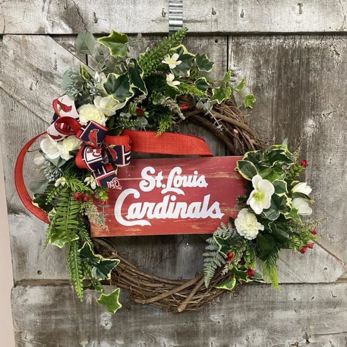 St. Louis Cardinals Silk (Artificial) Wreath