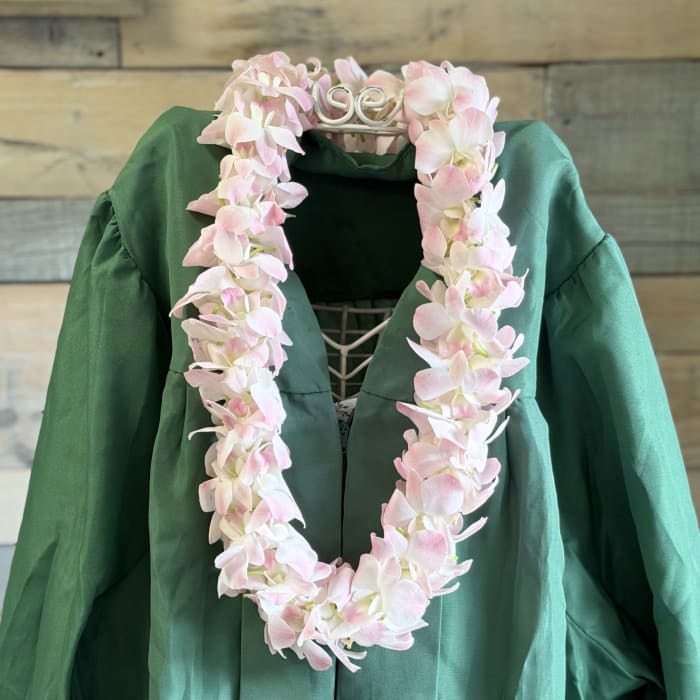 Pink Orchid Lei