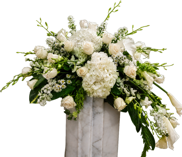 AF-22 Arreglo de rosas, lirios cala, hortensias y orquídeas