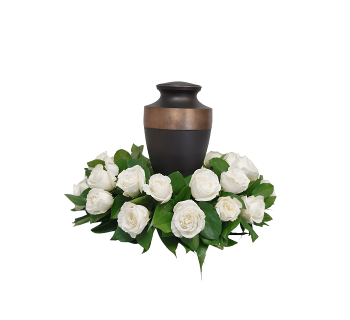 AU-2 Arreglo para urna de rosas
