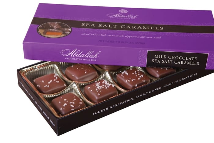 Abdahla Sea Salts Milk Chocolate Caramels 8 oz