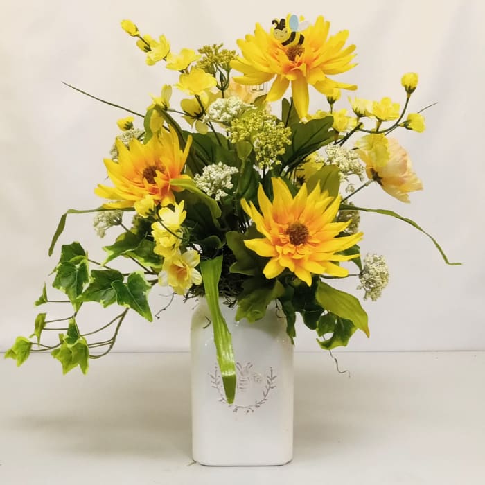 Yellow Mellow Flower Silk