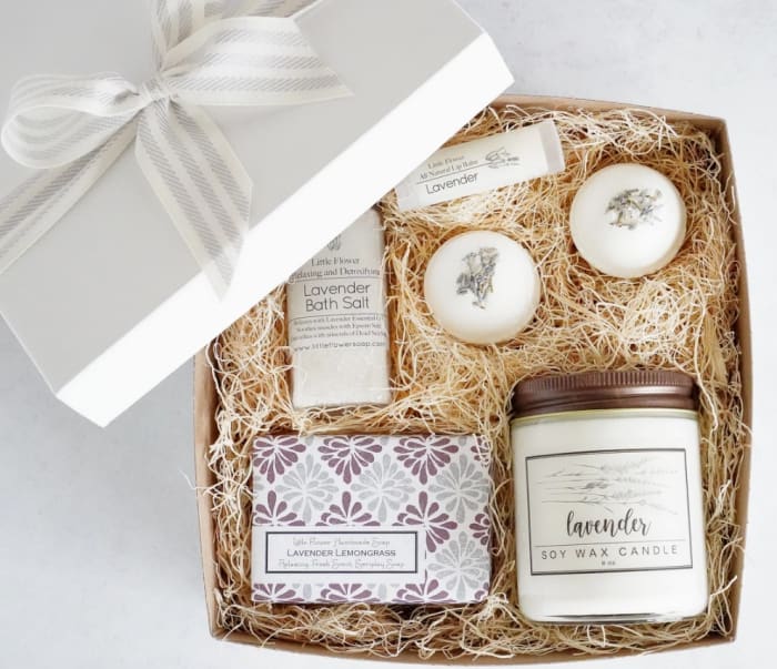 Luxury Lavender Spa Gift Box
