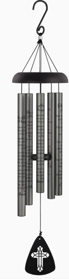 Lord's Prayer 3" Charcoal Sonnet Chime